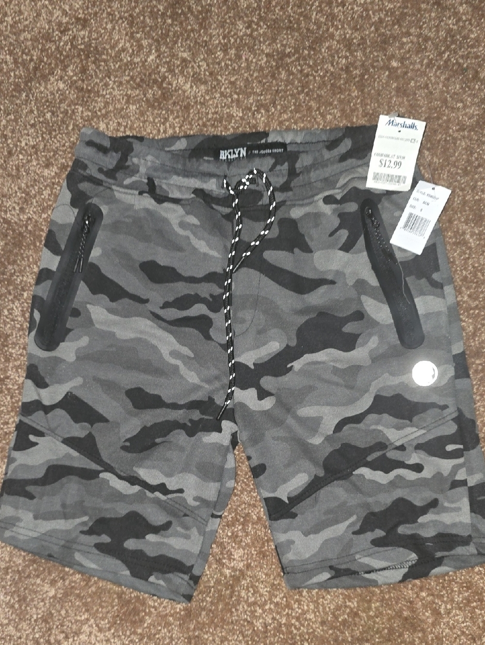 Men's Athletic Camo Shorts - Gray